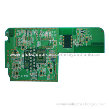 Immersion Gold PCB with 4 Layers and FR4 Board, Suitable